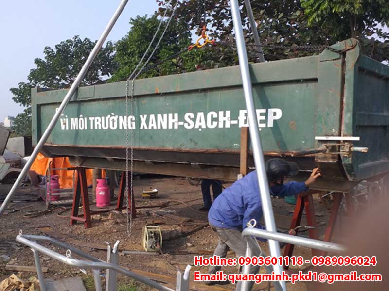 Môi trường Quang Minh cung cấp dịch vụ sửa chữa các loại xe ép rác, chở rác tại thị trường Hà Nội và các tỉnh lân cận