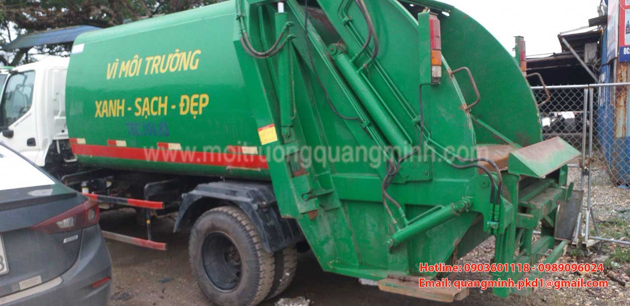 Sửa chữa xe ép rác - xe môi trường chuyên nghiệp tại Hà Nội - đóng thùng xe