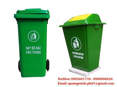 Phân biệt giữa thùng rác nhựa HDPE và Composite