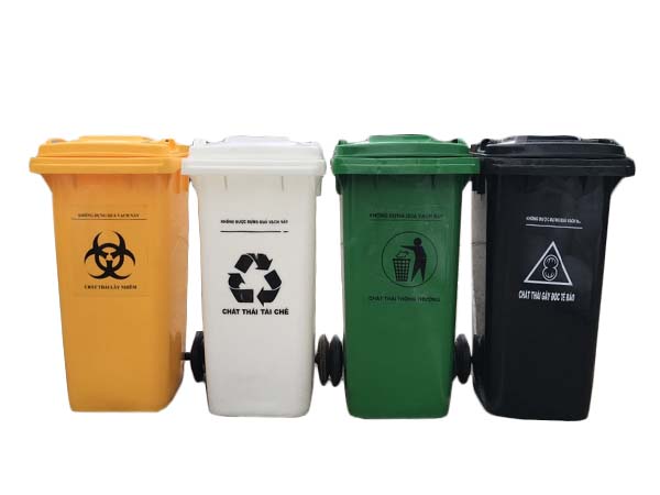 Quy đinh về màu sắc thùng đựng rác thải y tế 2