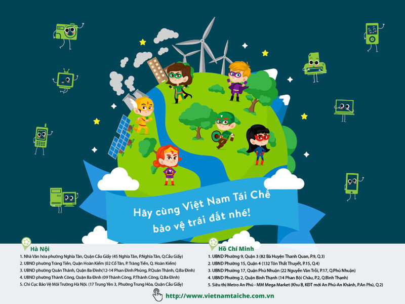 Việt Nam tái chế - Chương trình thu gom rác thải điện tử tại nhà miễn phí 2