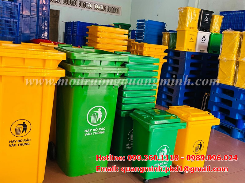 Môi trường Quang Minh là nhà cung cấp thùng rác công cộng