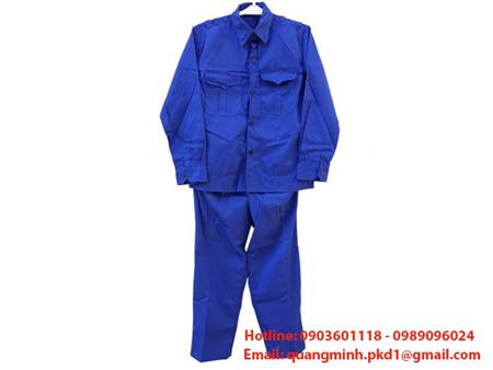 Bộ quần áo xanh công nhân