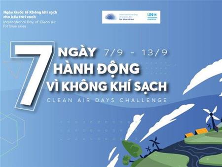 Hà Nội khởi động thử thách “7 ngày hành động vì không khí sạch”