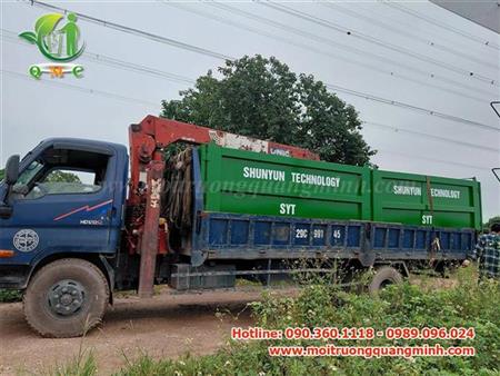 Cung cấp thùng chứa rác rời hoocklift - thùng chứa phế thải xây dựng, thùng container